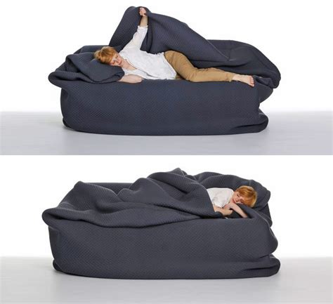 Bean Bag Bed With Built In Blanket And Pillow Price